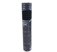 PVC Coated Welded Wire Fence, Size 3x3cm, Wire Diameter 2.5mm, Garden Border Fencing Roll Vinyl Coating Metal Wire Mesh For Yard Vegetable Plant Protection Poultry Netting(1x9m)
