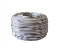 PVC Coated Wire Rope with Latch for Vine trellis tension lines Drying Laundry 5mm(Medium)