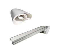 PVC Conveyor Belt for Industrial Transport Rubber Sheet Roll Replacement for Factories Handling Conveyors & Packaging Plant Production Lines (W 14in)