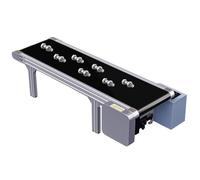 PVC Conveyor Belt System with AdjustabSpeefor Small Assembly Line Packagi& Transport Soluts anEfficient Material HandliEquint