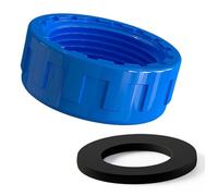 PVC Coupling Cap Pipe Fittings White PVC Pipe End Cap Plug Adapter Fit for Female Thread Pipes or Fittings Blue 63mm