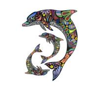 PVC Decal Abstract Dolphin Removable Wall Sticker for Door Glass