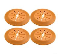 PVC Desk Cable Hole Cover for Managing Power Cords and Data Cables Through Work Cutouts in Office and Home Desks (Brown)