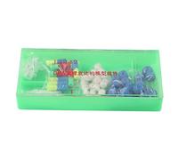 PVC DNA Double Helix Model with 10 Connector Rods, 20 White Balls, 20 Blue Balls and 40 White Connector Rods for Biology Class Laboratory Research