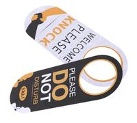 Pvc Don't Disturb Door Hanging Sign Double Sided 1pcs