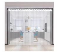 PVC Door ain Kit, Plastic Strips, Veal Blinds for Factories, Offices & Cafes, Easy Entry & Exit (90 x 200 cm / 35.43 x 78.74 Inches)