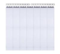 PVC Door Curtain,7X PVC Strip Plastic Soft Freezer Room Door Curtain Kit Hanging 18cm X2m Clear Strip,for Warehouses, Factories, Supermarkets