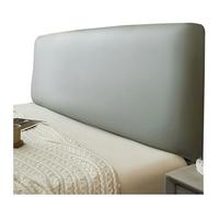 PVC Door Curtain Waterproof Bed Headboard Cover - Universal Fit for California King Twin Queen & Full Beds - Slipcover Protector for Dorm Room & Bedroom Decor (75-82in)