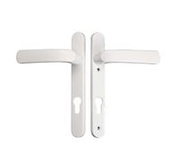 PVC Door Handles White Black PVC Door Handle for External Doors External Door Handle 92PZ Sprung Double Glazing Set Pack of 1 Pair