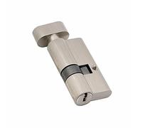 PVC Door Lock 1PC Door Cylinder 60 65 70 75 80 85 90mm Security Copper Lock The Key to The Interior Perform Big Gourd Type 5Keys(80mm 40 Add 40)