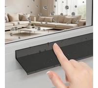 Pvc door rain deflector bar, Self Adhesive Rubber Window Weather Stripping Black 4.5cm 5. 1-5m(5.5cm,1m(3.3ft))