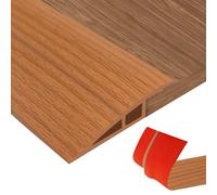 PVC door threshold strip, transition profile, self-adhesive height compensation from 10-15 mm, transition strip floor for connecting floor joints and carpet threshold transition, floor tiles 2 m