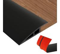 PVC door threshold strip, transition profile, self-adhesive height compensation from 10-15 mm, transition strip floor for connecting floor joints and carpet threshold transition, floor tiles 2 m