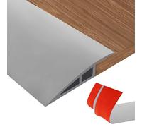 PVC door threshold strip, transition profile, self-adhesive height compensation from 5-10 mm, transition strip floor for connecting floor joints and carpet threshold transition, floor tiles 2 m