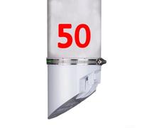 PVC Drain Pipe Check Valve with Magnetic Cover for and Insect Resistance Suitable for Sewage and Septic Drainage Systems Supporting Vertical and Horizontal Installations (50 Tubes)