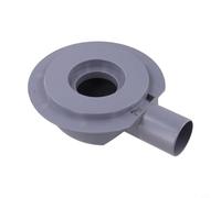 PVC Drain Pipe Connector With European Flange Base Adapter Suitable For 50mm 100mm Pipes Floor Drain Hardware And Plumbing Systems(40mm)