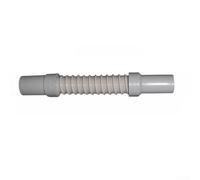 PVC Drain Pipe for Heating Cooling Systems Flexible PVC Drain Hose Tube for Pump Connection White Gray Drain Pipe for Residential Commercial Use Easy Install Drain Pipe for HVAC Pump Systems Wear(1)