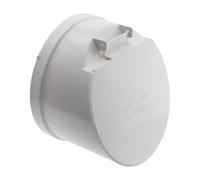 PVC Drainage Pipe Floor Drain Cover with for AUTO Closing Valve, Anti-Odour and Insect Proof Design for 50mm/75mm/110mm/160mm Pipes, Suitable for Outdoor, Balcony, Garden and Exhaust Applica