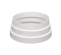 PVC Duct Reducer Connector 80-200mm for Extractor Fans,160-180mm | Multi-stage reducer fits 80-200mm ducts and works as male or female spigot for flexible ventilation setups