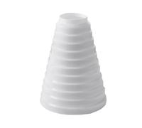 PVC Duct Reducer Connector 80-200mm for Extractor Fans,80-200mm | Multi-stage reducer fits 80-200mm ducts and works as male or female spigot for flexible ventilation setups