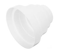 PVC Duct Reducer Vent Adapter 80-150mm for Range Hood Ducts | White Finish, Leakproof Connection and Easy Installation, Versatile Compatibility for Ventilation Duct Use