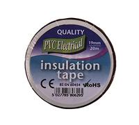 PVC Electrical Insulation Tape - 19mm x 20m - Brown