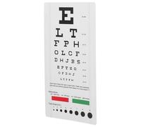 Pvc Eye Chart Wall Test Set for Home Visual Assessment