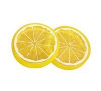 PVC Fake Lemon Slices for Cake Display and Visual Merchandising Artificial Lemon Slices Models