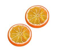 PVC Fake Lemon Slices for Cake Display and Visual Merchandising Artificial Lemon Slices Models