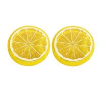 PVC Fake Lemon Slices for Cake Display and Visual Merchandising Fake Lemon Slices Decoration