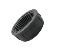 PVC Female End Caps Garden Irrigation Pipe End Caps Water Tube Screw Plug Joint Aquarium Fish Tanks Water Tube Plug Aquarium Fish Tank