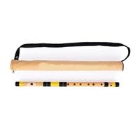 PVC Fiber | C Natural | Right Handed | Black & Yellow Threads | Assorted Colours for Velvet Cover + Complete Flute Beginners Online Course In Hindi and English