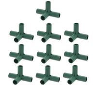 PVC Fitting Connector, Greenhouse Frame Set, Modular Garden Frame Assembly, Pipe System Structure Use, Stable Connection Technology with Secure Pipe Guide Unit, Universal Construction Aid for G
