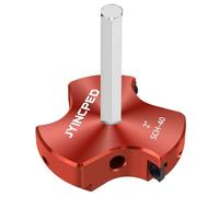 PVC Fitting Saver 2-Inch Head,Triple Blade PVC Pipe Reamer Socket Saver with 3/8-Inch Hex Shaft,Plastic Pipe Fitting Reamer Plumbing Tool for Sch.40 CPVC ABS Socket Hub,Fit Standard 1/2" Drills