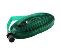 PVC Flat Sprinkler Soaker Hose for Garden Flowers Beds Vegetable Shrubs Trees Yard Watering 7.5m 10m 15m Green(10M)