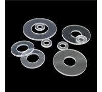 PVC Flat Washers Flat Washer M1.6-M12 PVC Hard Soft 200 Pcs(Soft 100 pieces,M4x7x1mm)