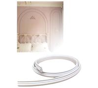 PVC Flexible Bendable Arch Wall Molding, Wall Decor Trim Lines for Doorway/Door Frame/Ceiling, Curved to Fit Round Arches, Easy to Cut(W 1cm (0.4"),L 6m (19.7ft))
