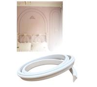 PVC Flexible Bendable Arch Wall Molding, Wall Decor Trim Lines for Doorway/Door Frame/Ceiling, Curved to Fit Round Arches, Easy to Cut(W 2cm (0.8"),L 6m (19.7ft))