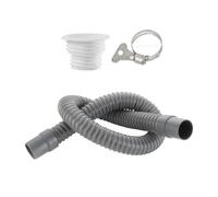 PVC Flexible Drain Pipe 70cm/100cm PVC Hose Corrosions Resistant Pipe for Home Bathroom & Kitchen Use Resistant