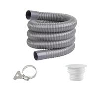 PVC Flexible Drain Pipe 70cm/100cm PVC Hose Corrosions Resistant Pipe for Home Bathroom & Kitchen Use Resistant