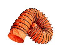 PVC Flexible Ducting Hose Retardant Waterproof 5m 10m PVC Flexible HVAC Duct Hosing with Adjustable Rope, D-Rings, Portable PVC Flexible Duct Hosing for Industril