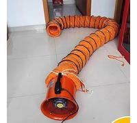 PVC Flexible Ducting Hose Transition Duct, 2 3 5 10m Long HVAC Duct for Blower Exhaust Fan, Commercial Heavy-Duty Air Ducting for Bathroom Workshop, Custom(Dia-750mm(29 1/2"),L-2m(6.5ft))