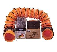 PVC Flexible Ducting Industrial Portable Ventilator Extractor Hose Heavy Duty (Orange Fire Retardant/High Strength/Air Transfer Duct) (8" Inches) 200MM