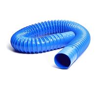 PVC Flexible Dust Suction Hose 200mm x 1m Soft Joint for Dust Removal Corrugated Ventilation Pipe Durable Rubber Ducting for Industrial Use