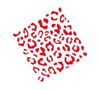 PVC Flexible Stickers Decoration Car Rearview Sticker Waterproof Removable Trim Adhesive Animal Print Decals Waterproof PVC Car Decals