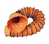 PVC Flexible Vent Hose with D-Ring and Adjustable Cord, Flame-Retardant Material, Suitable for Blower Exhaust Fan Duct Hose(300mmx10m(12inx33ft))