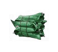 PVC Float-Type Oil Containment Boom Industrial Oil Interception Fences for Rivers, Lakes & Emergency Response(Green,0.45x10 Meters)