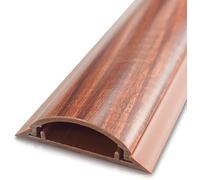 PVC Floor Cable Protection,1 M Floor Cable Pass,Floor Passage,Self-adhesive Floor Cable Cover Cords - Electrical Cable Storage - Various Sizes(E,No.7)