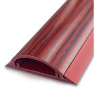 PVC Floor Cable Protection,1 M Floor Cable Pass,Floor Passage,Self-adhesive Floor Cable Cover Cords - Electrical Cable Storage - Various Sizes(G,No.7)