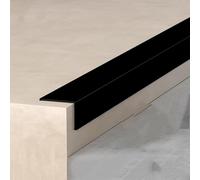 PVC Floor Edge Trim, Self-Adhesive Corner Guard, Threshold Strip, Right-Angle Edge Trim Floor Gap Transition Profile, Wall Corner Impact Protection, Length 1m(D,W-25mm)